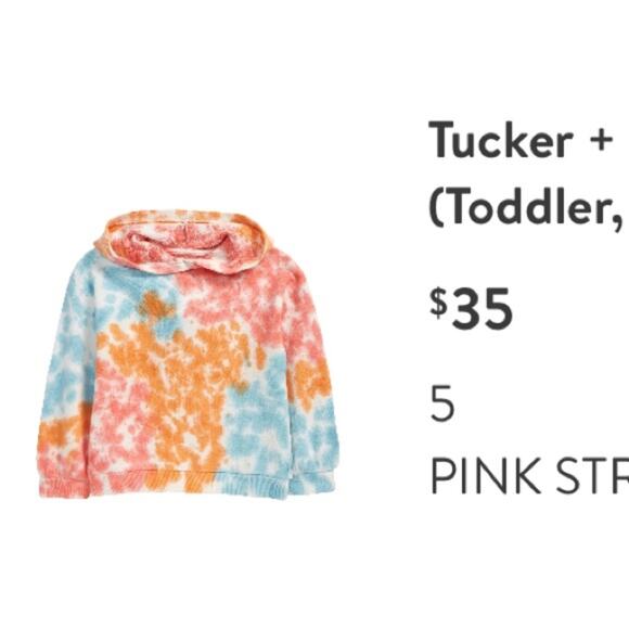 Tucker & tate strawberry tie dye set size 4 - Picture 1 of 5